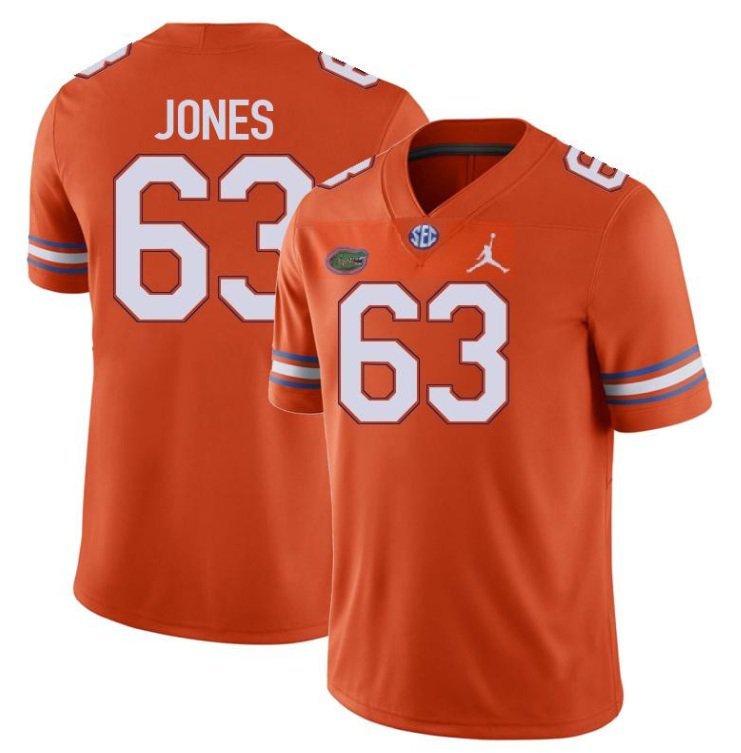 Florida Gators Caden Jones #63 2026  Jersey