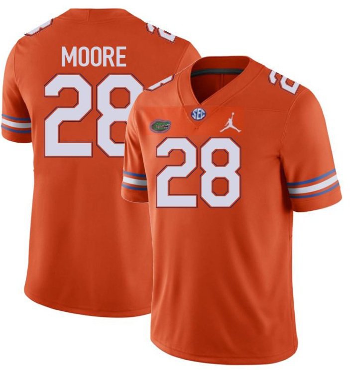 Florida Gators Devin Moore #28 2026  Jersey