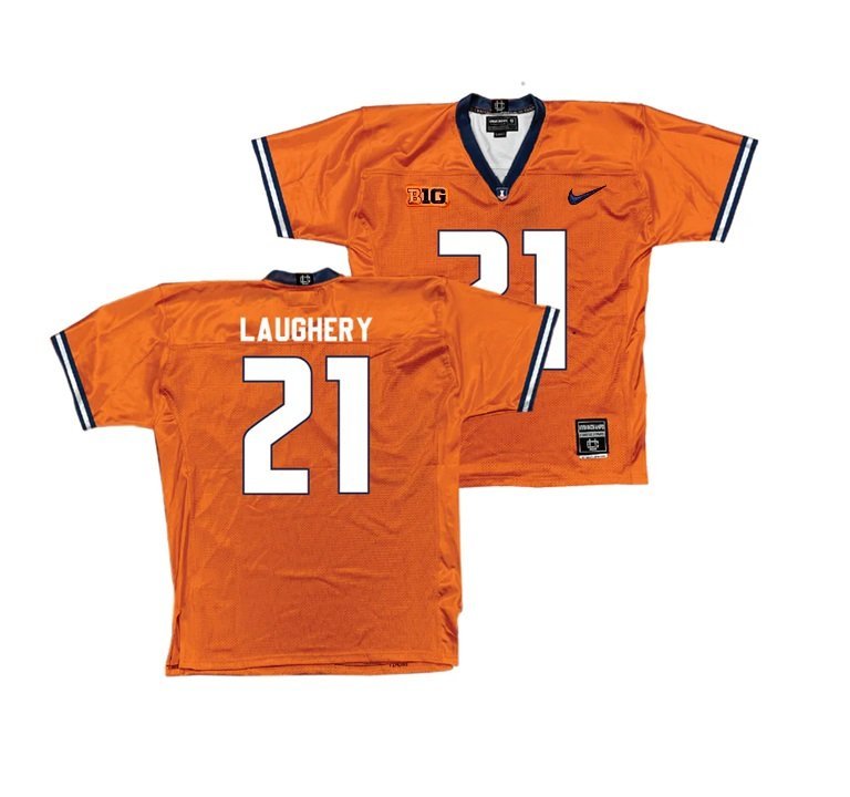 Illinois Fighting Illini Aidan Laughery #21 2026  Jersey
