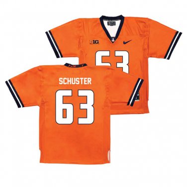 Illinois Fighting Illini Dezmond Schuster #63 2026  Jersey