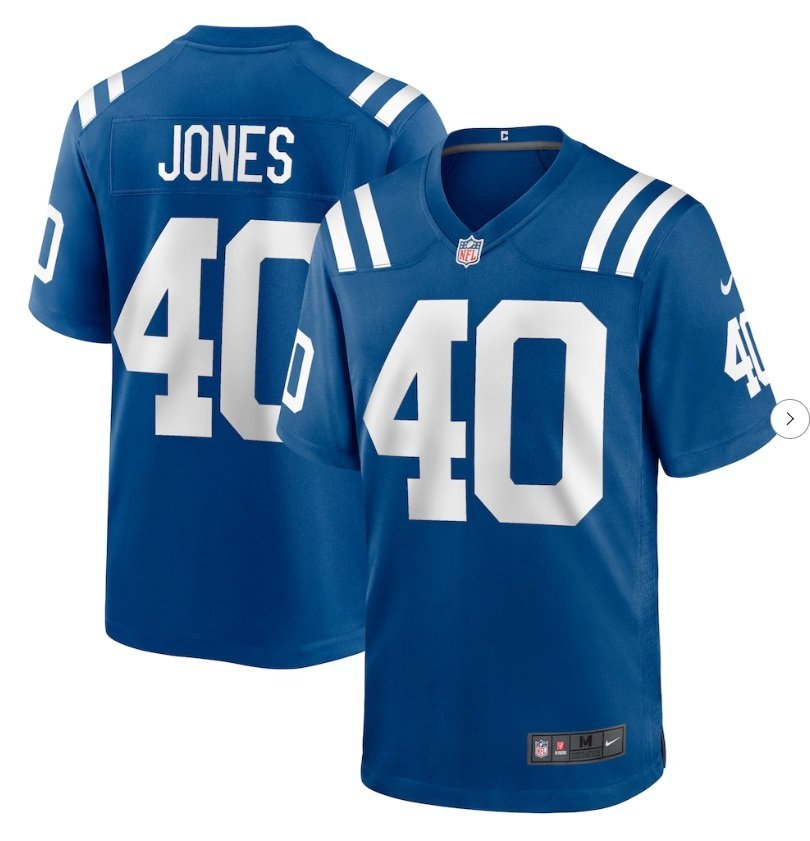 Indianapolis Colts Jaylon Jones #40 2026  Jersey