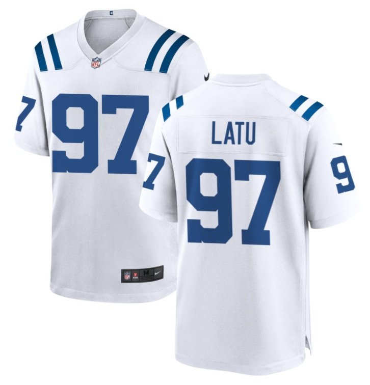 Indianapolis Colts Laiatu Latu #97 2026  Jersey