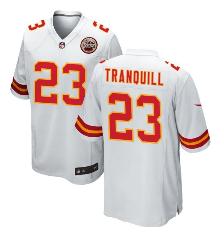 Kansas City Chiefs Drew Tranquill #23 2026  Jersey