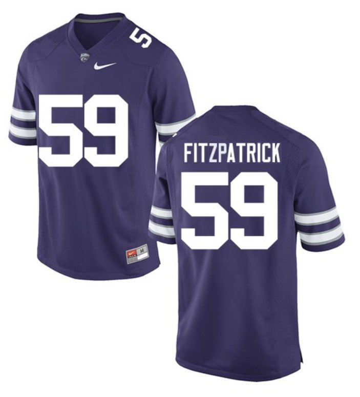 Kansas State Wildcats 2026 George Fitzpatrick #59  Jersey