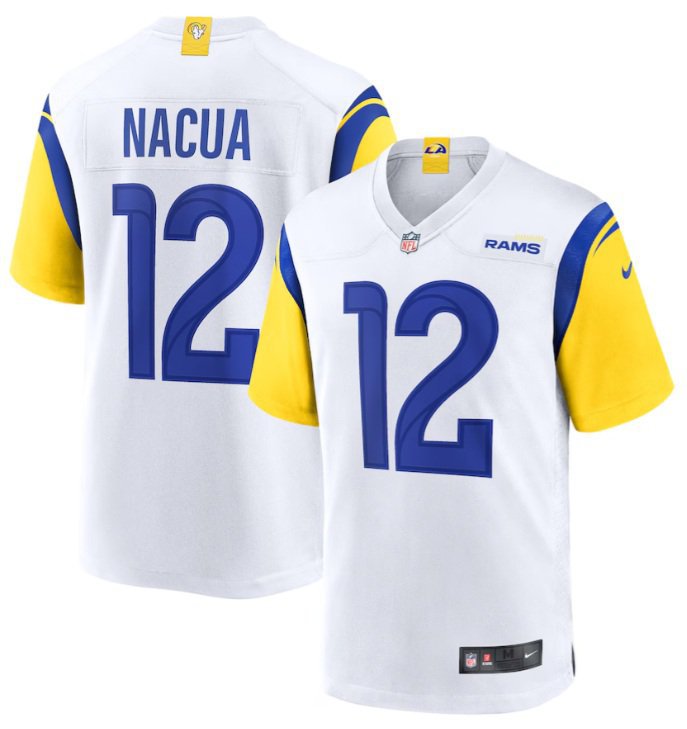 Los Angeles Rams Pua Nacua #12 2026  Jersey