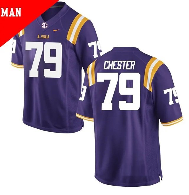 LSU Tigers D.J. Chester #79 2026  Jersey