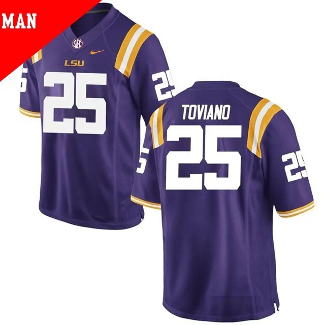 LSU Tigers Javien Toviano #25 2026  Jersey