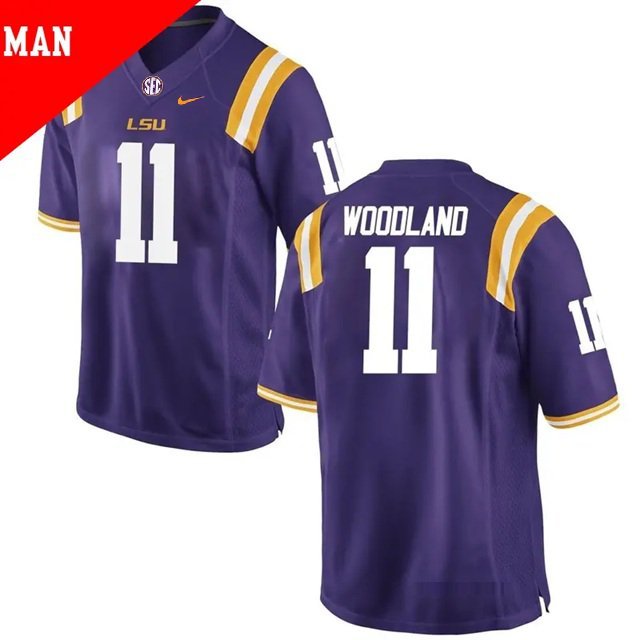 LSU Tigers P.J. Woodland #11 2026  Jersey