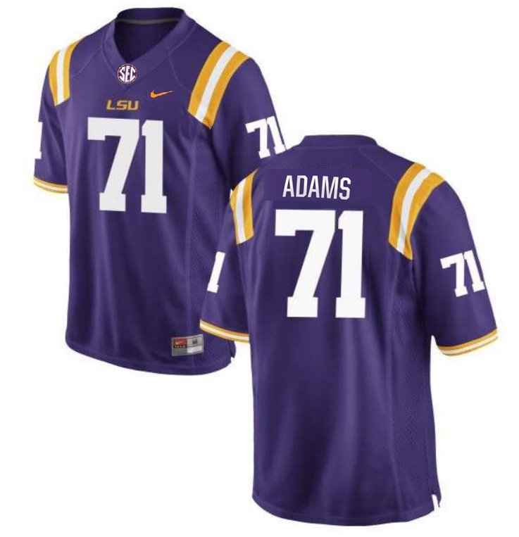 LSU Tigers Tyree Adams #71 2026  Jersey