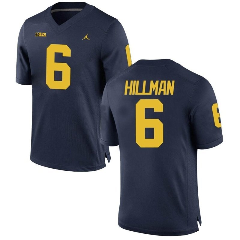 Michigan Wolverines Brandyn Hillman #6 2026  Jersey