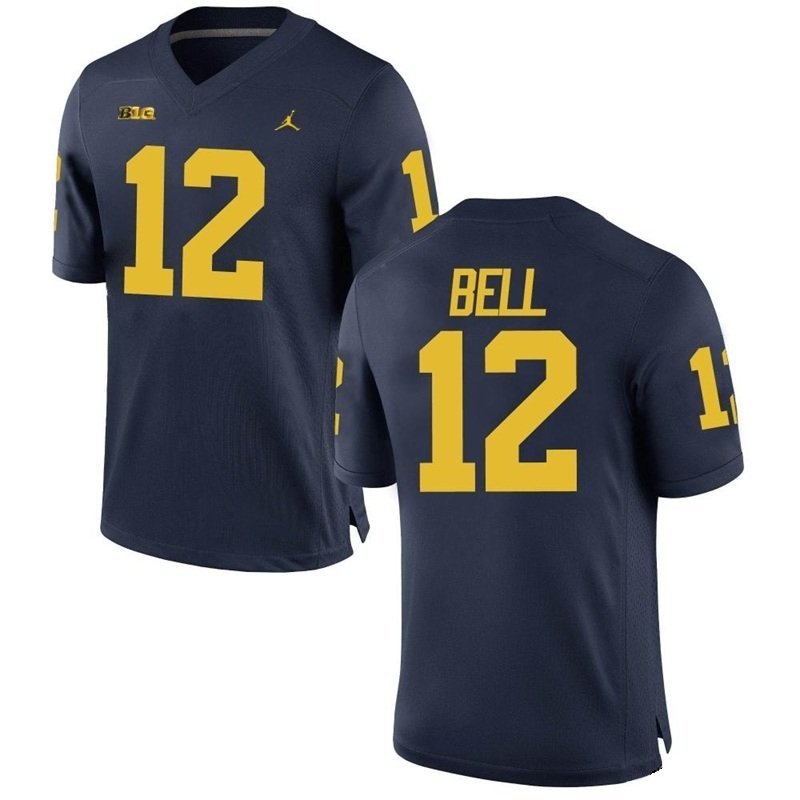 Michigan Wolverines Kendrick Bell #12 2026  Jersey