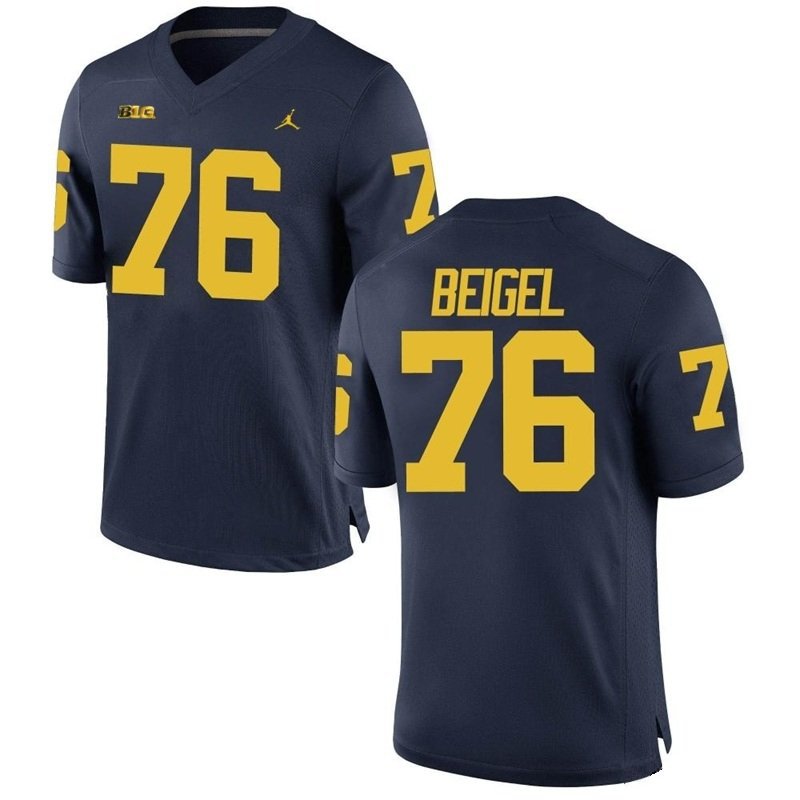 Michigan Wolverines Manuel Beigel #76 2026  Jersey
