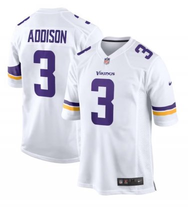 Minnesota Vikings Jordan Addison #3 2026  Jersey