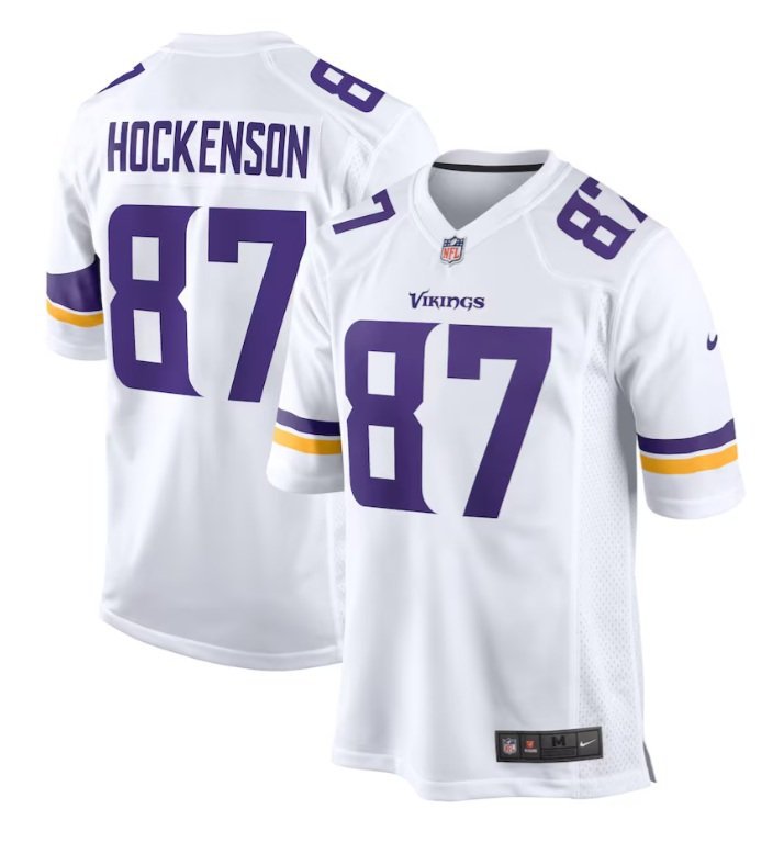 Minnesota Vikings T.J. Hockenson #87 2026  Jersey