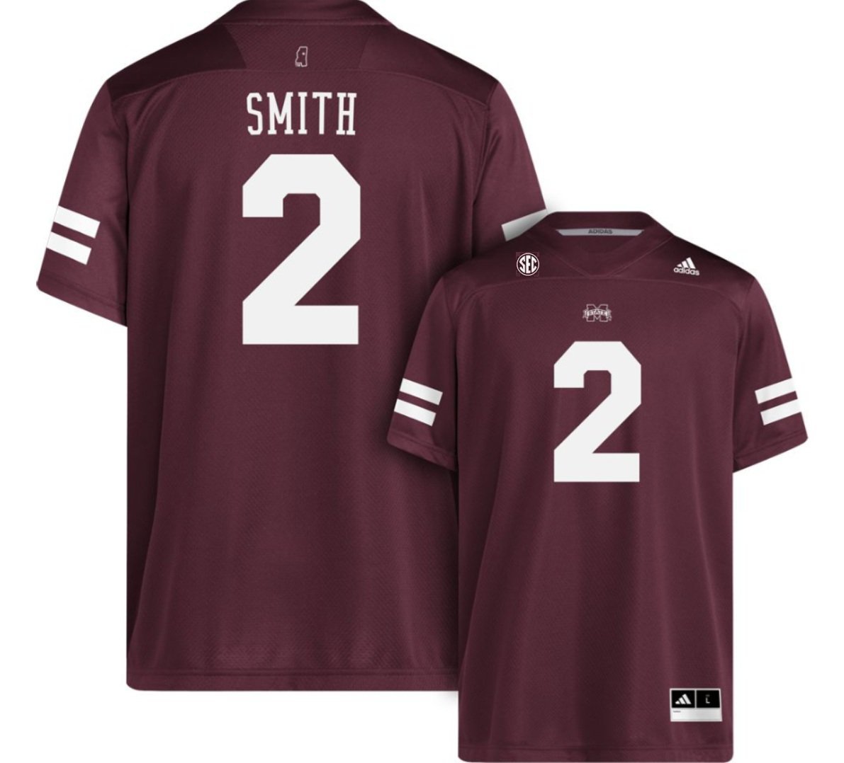 Mississippi State Bulldogs Isaac Smith #2 2026  Jersey