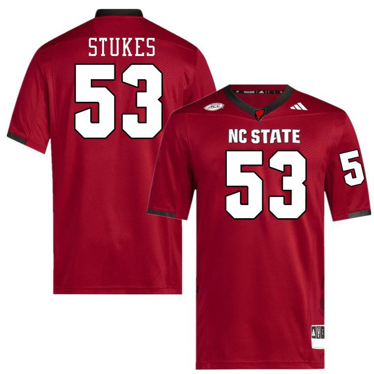 NC State Wolfpack Brock Stukes #53 2026  Jersey