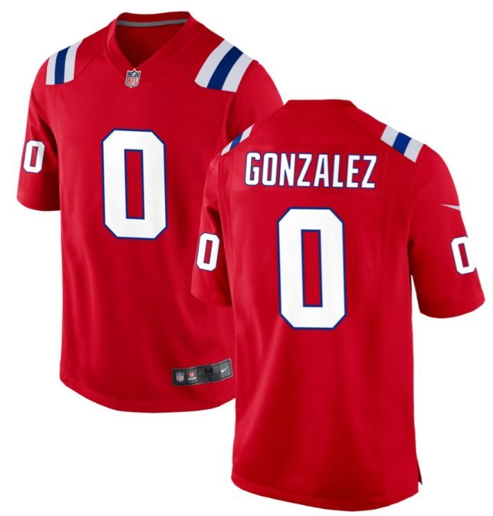 New England Patriots Christian Gonzalez #0 2026  Jersey