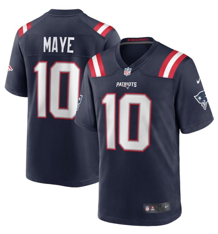 New England Patriots Drake Maye 10 2026 Jersey 663511b 