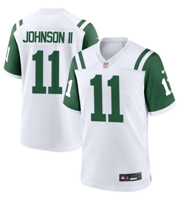 New York Jets Jermaine Johnson II #11 2026  Jersey