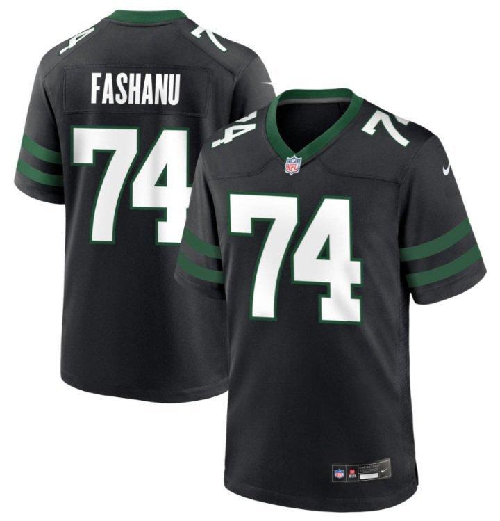 New York Jets Olu Fashanu #74 2026  Jersey