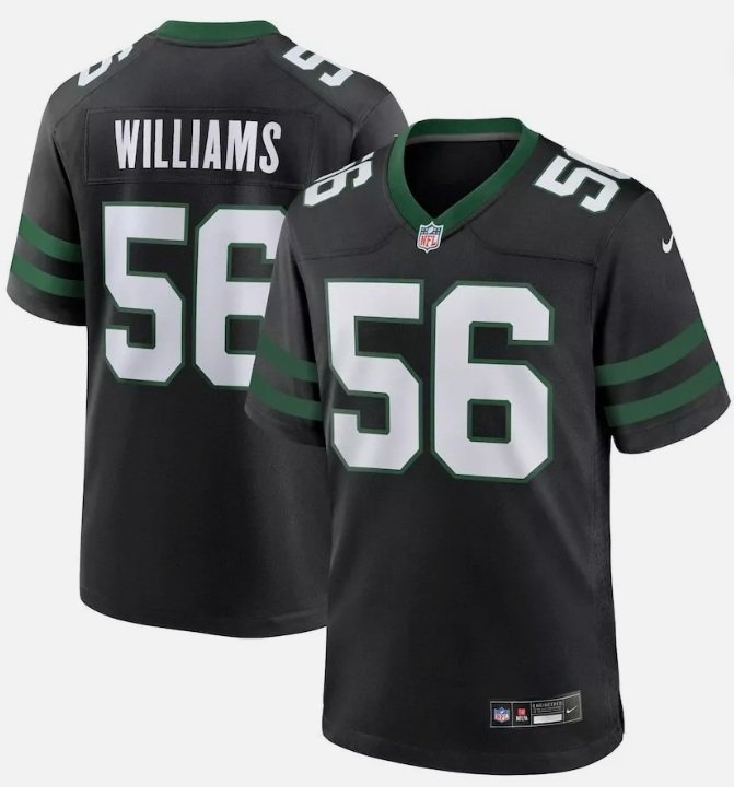 New York Jets Quincy Williams #56 2026  Jersey