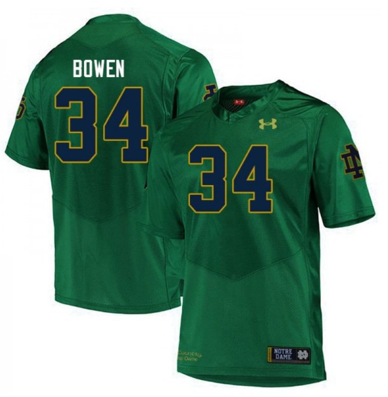 Notre Dame Fighting Irish 2026 Drayk Bowen #34  Jerseys