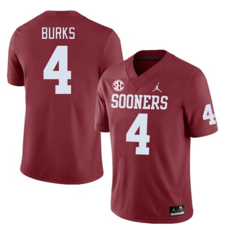 Oklahoma Sooners Deion Burks #4 2026  Jersey