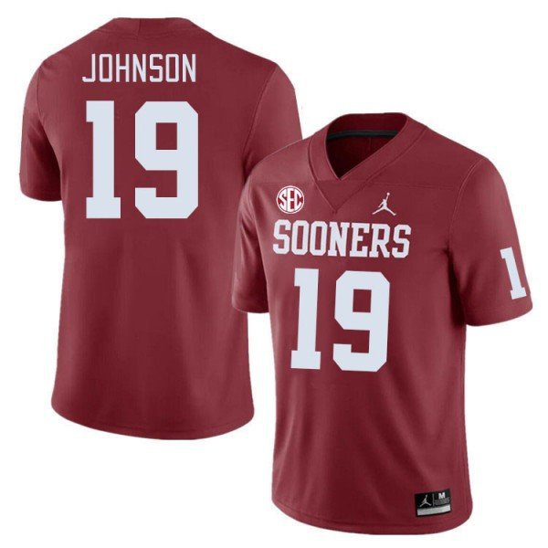 Oklahoma Sooners Jacobe Johnson #19 2026  Jersey