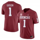 Oklahoma Sooners Jayden Gibson #1 2026  Jersey
