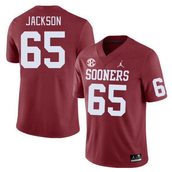 Oklahoma Sooners Jayden Jackson #65 2026  Jersey