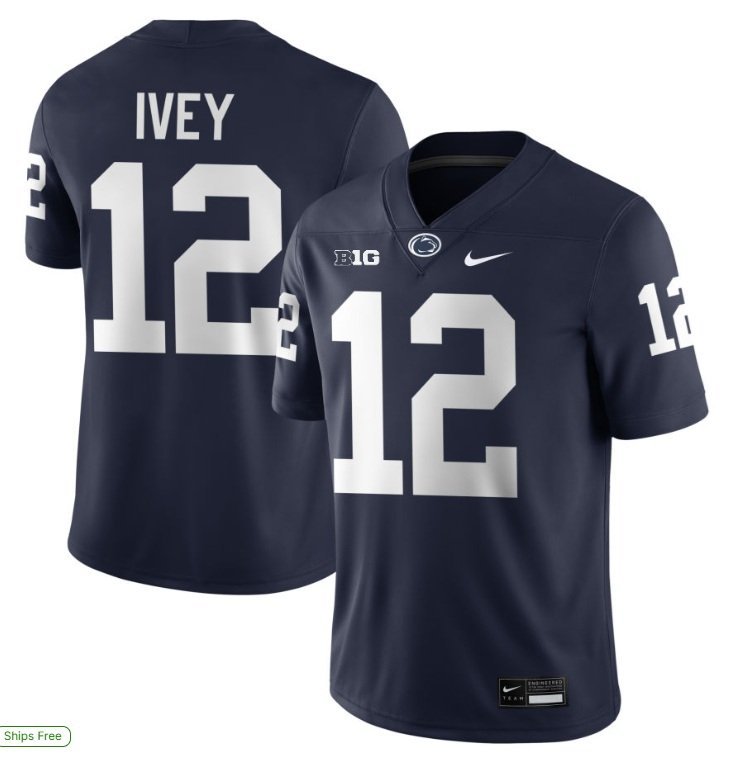 Penn State Nittany Lions Anthony Ivey #12 2026  Jersey