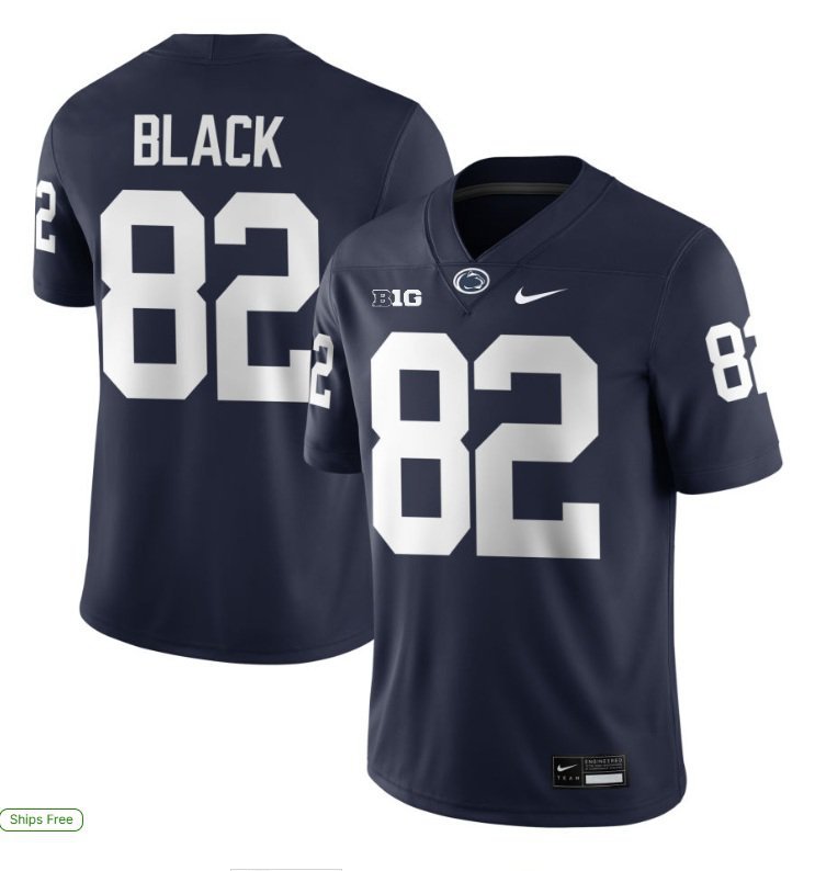 Penn State Nittany Lions Ethan Black #82 2026  Jersey