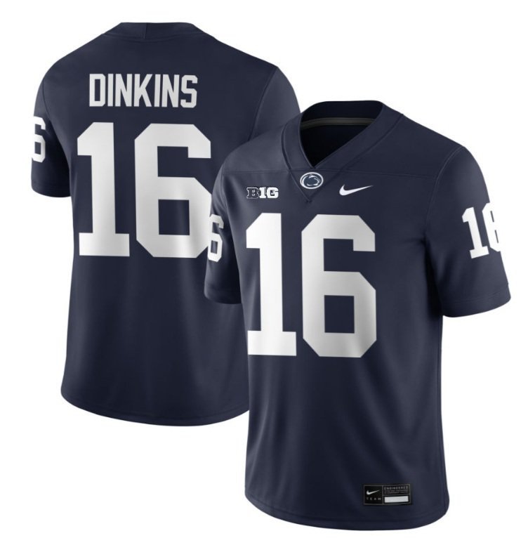 Penn State Nittany Lions Khalil Dinkins #16 2026  Jersey