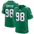 Philadelphia Eagles Jalen Carter #98 Kelly Green 2026  Jersey