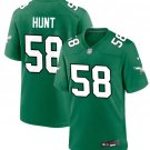 Philadelphia Eagles Jalyx Hunt #58 Kelly Green 2026  Jersey