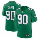Philadelphia Eagles Jordan Davis #90 Kelly Green 2026  Jersey