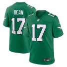 Philadelphia Eagles Nakobe Dean #17 Kelly Green 2026  Jersey