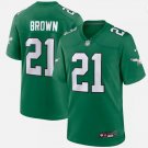 Philadelphia Eagles Sydney Brown #21 Kelly Green 2026  Jersey