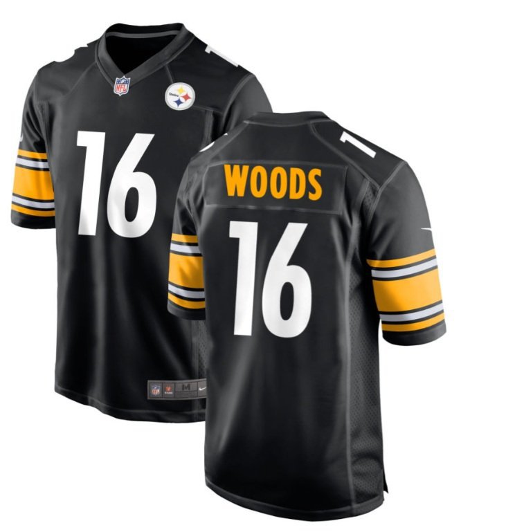 Pittsburgh Steelers Robert Woods #16 2026  Jersey