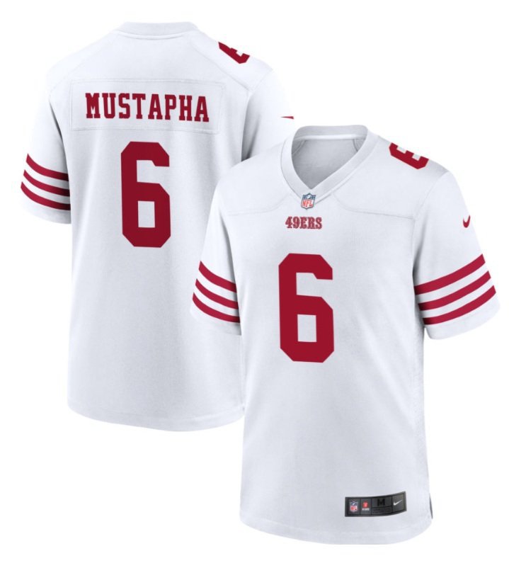 San Francisco 49ers Malik Mustapha #6 2026  Jersey
