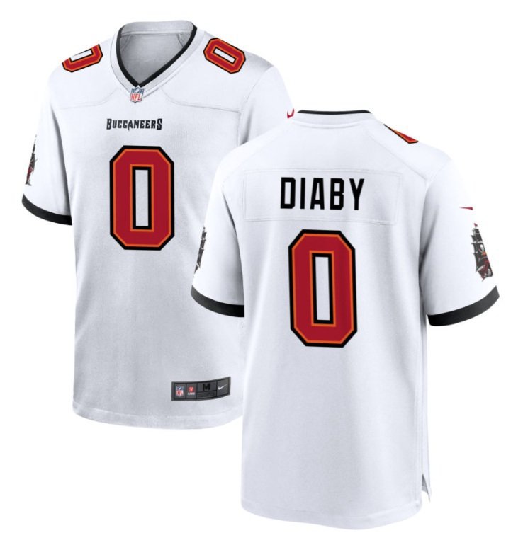 Tampa Bay Buccaneers Yaya Diaby #0 2026  Jersey