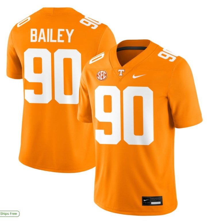Tennessee Vols Dominic Bailey #90 2026  Jersey