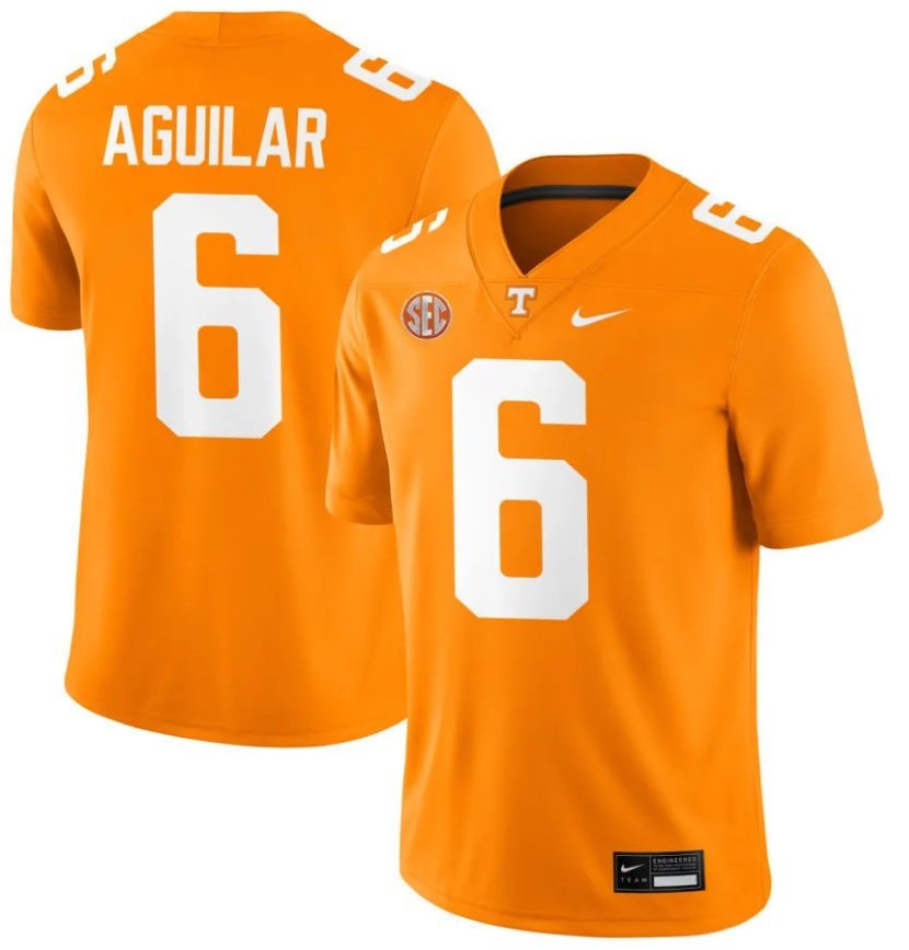 Tennessee Vols Joey Aguilar #6 2026  Jersey