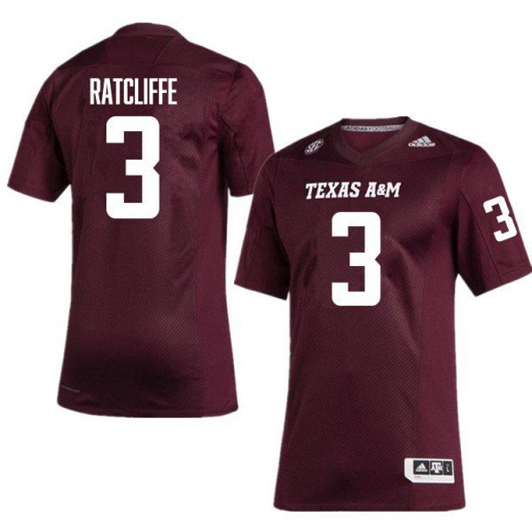 Texas A&M Aggies Markcus Ratcliffe #3 2026  Jerseys