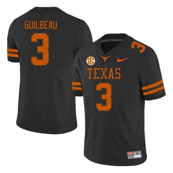 Texas Longhorns Jaylon Guilbeau #3 2026  Jersey