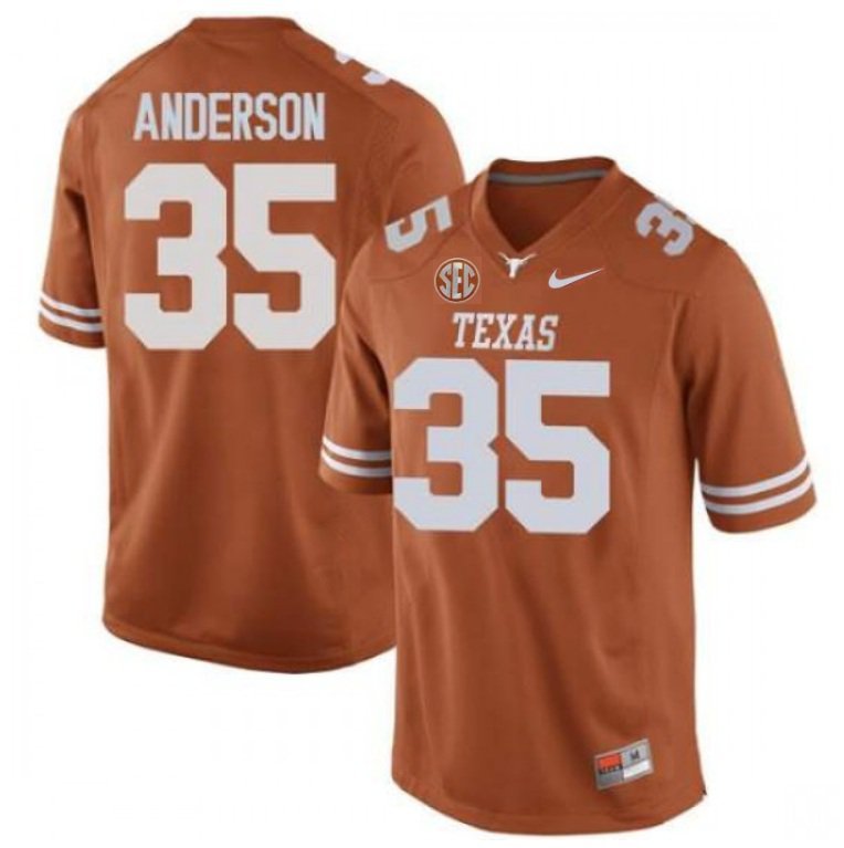 Texas Longhorns Rett Anderson #35 2026  Jersey