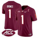 Va Tech Hokies Kyron Drones #1 2026  Jersey