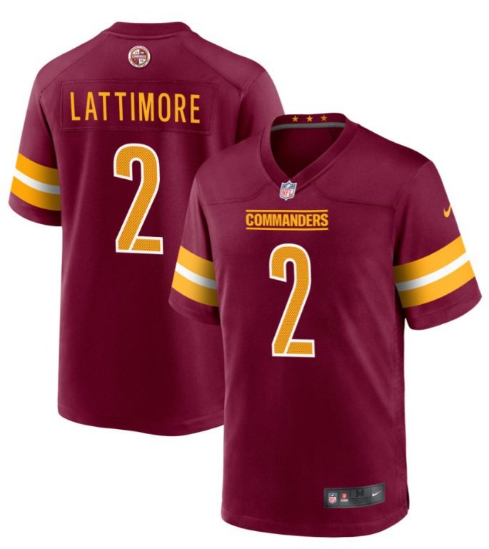Washington Commanders Marshon Lattimore #2 2026  Jersey