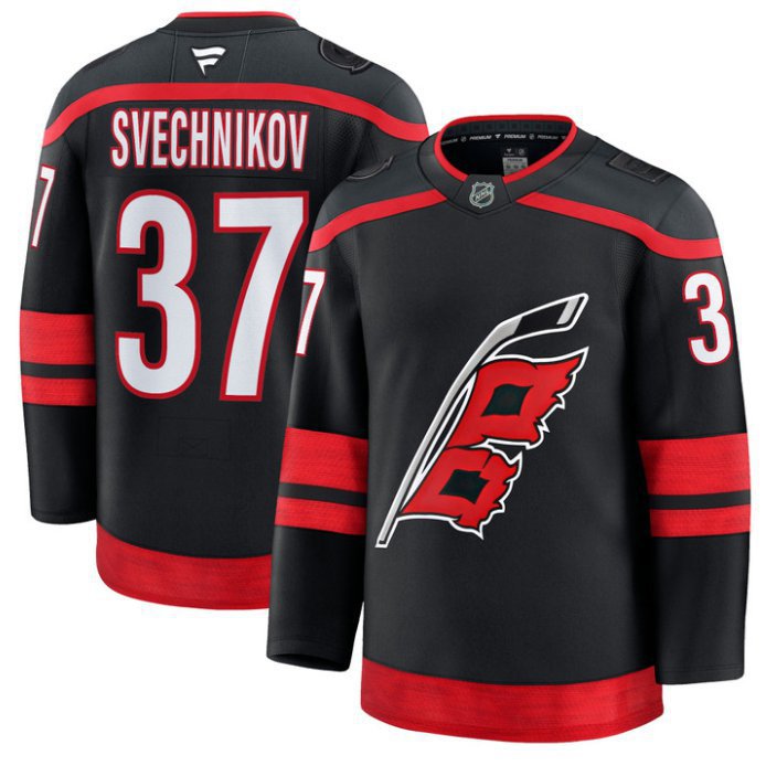 Andrei Svechnikov  #37 Carolina Hurricanes Premium All Stitched Black