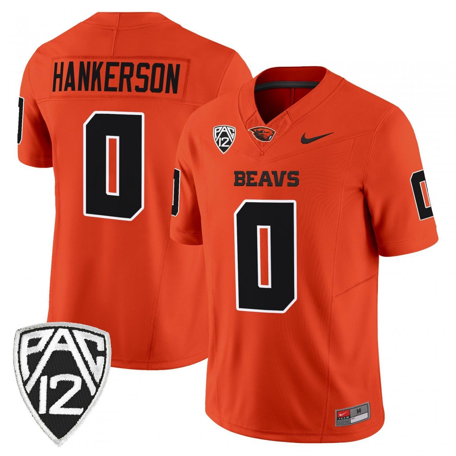 Anthony Hankerson  #0 Oregon State Beavers 2026 Limited Stitched Orange